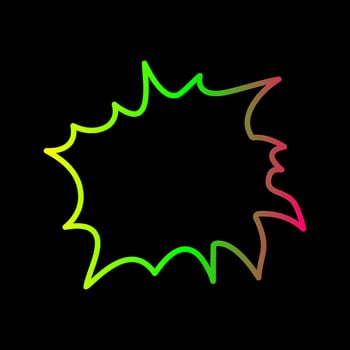 Unique Explosion Vector Icon