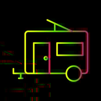 Trailer Vector Icon