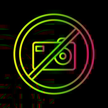 No Pictures Vector Icon