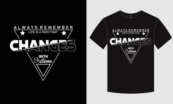 Motivational t-shirt design and typography vector