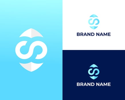 Letter s Infinity Shield logo designs concept vector, Secure and Infinity logo symbol icon vector
