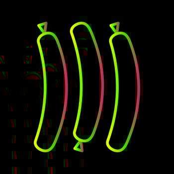 Hot Sausage Vector Icon