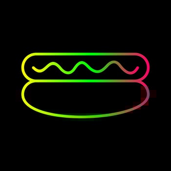 Hot Dog Vector Icon