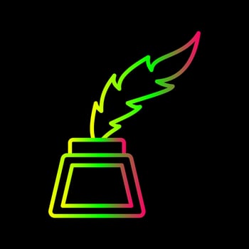 Inkwell Vector Icon