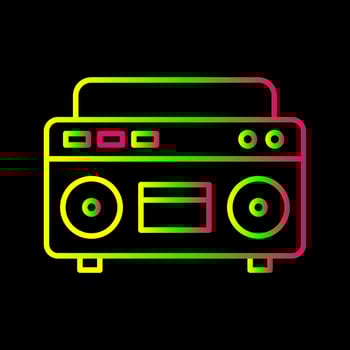 Casette Player Vector Icon