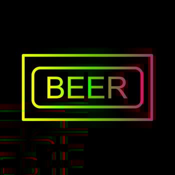 Beer Sign Vector Icon