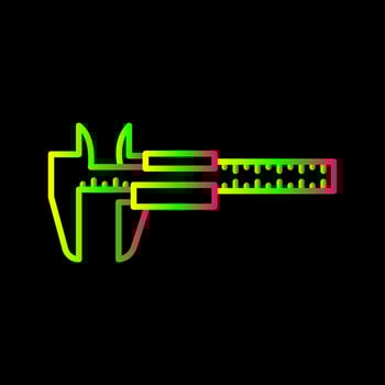 Calipers Vector Icon