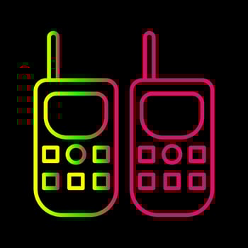 Walkie Talkie Vector Icon