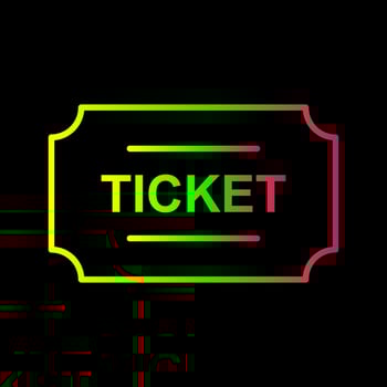 Tickets Vector Icon
