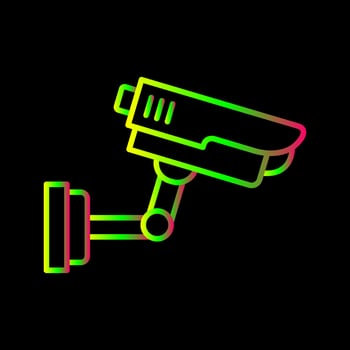Security Camera Vector Icon