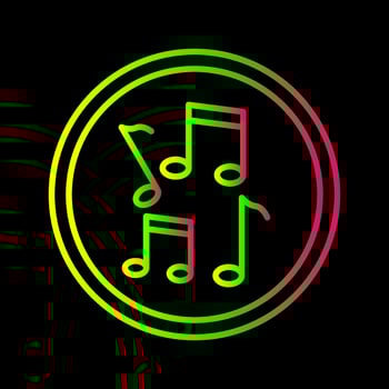 Musical Notes Vector Icon