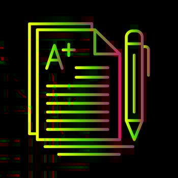 A Grade Vector Icon