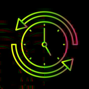 Run Time Vector Icon