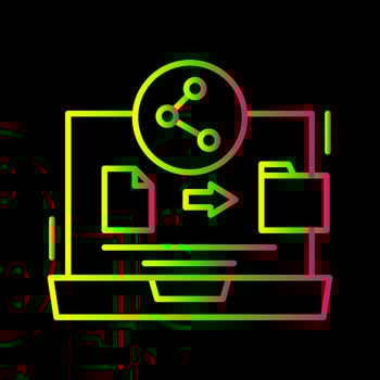 File Share Vector Icon