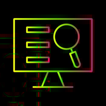 Monitor Screen Vector Icon