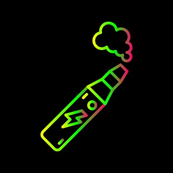Electronic Cigarette Vector Icon