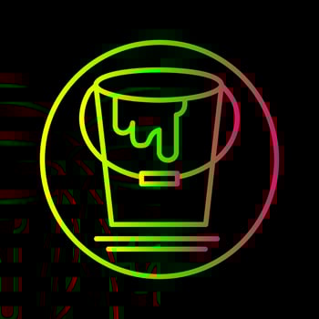 Paint Bucket Vector Icon