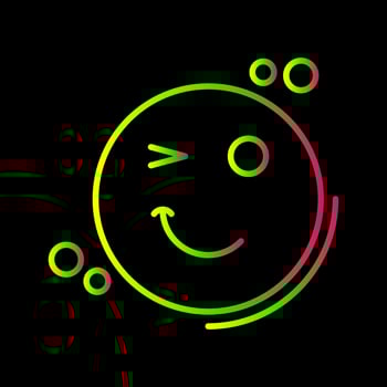 Wink Vector Icon