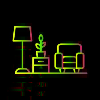 Living Room Vector Icon