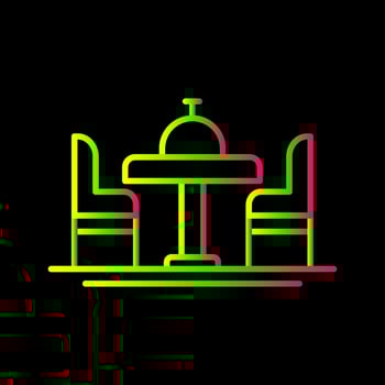 Dinning Table Vector Icon