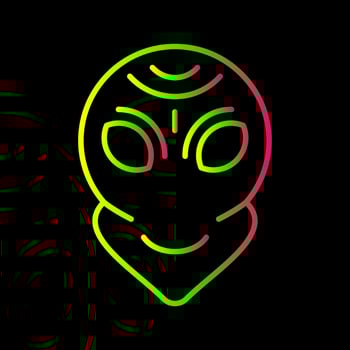 Alien Vector Icon