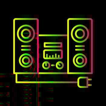 Stereo Vector Icon