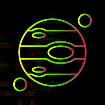 Jupiter Vector Icon