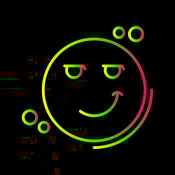 Smirk Vector Icon