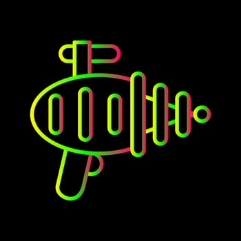 Laser Gun Vector Icon