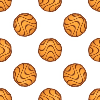 Pattern homemade cookie different taste in pastry biscuit vector