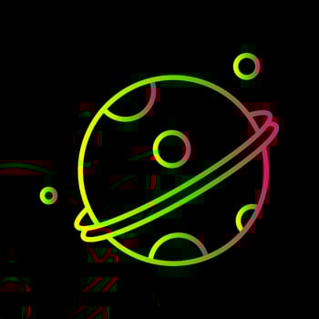 Planet Vector Icon