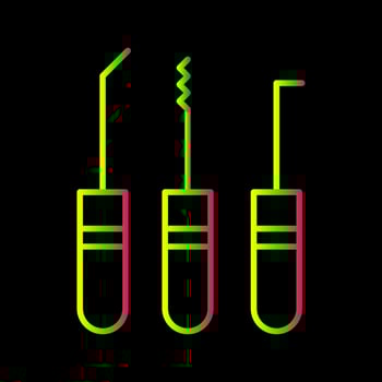 Lockpick Vector Icon