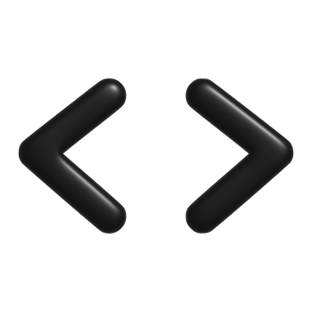 3d icon of arrow code, coding, coder png