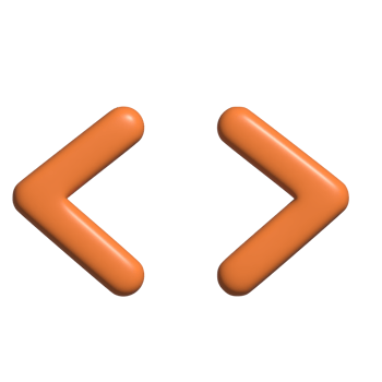 3d icon of arrow code, coding, coder png