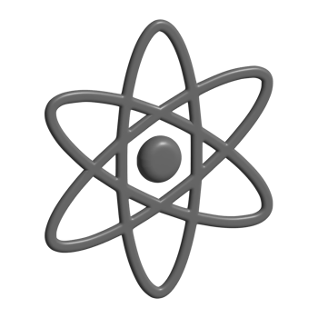 3d icon of atom png