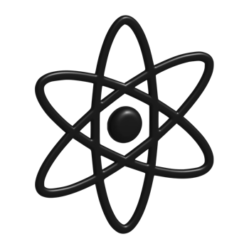 3d icon of atom png