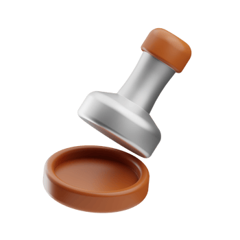 coffee object coffee tamper illustration 3d png