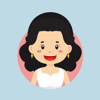 Avatar of a Wedding Character vector