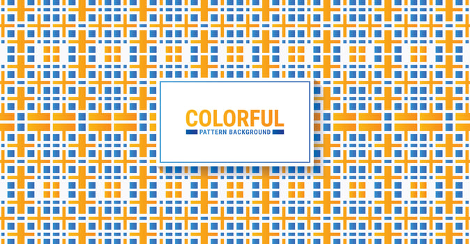 Colorful abstract geometric pattern design vector