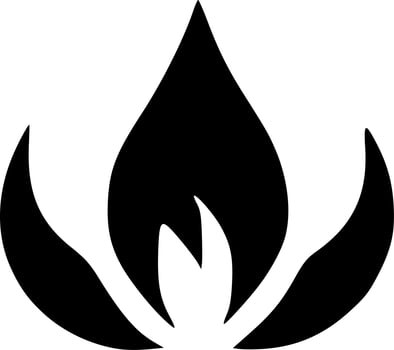 black and white of abstract symbol shape vector