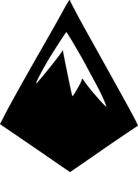 vector illustrtion of icon mountain