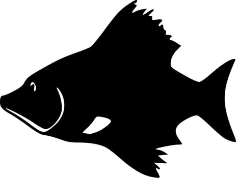 vector illustration of fish shape