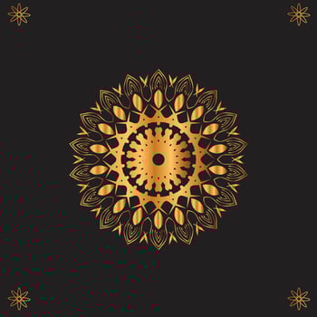 Luxury ornamental mandala design background vector