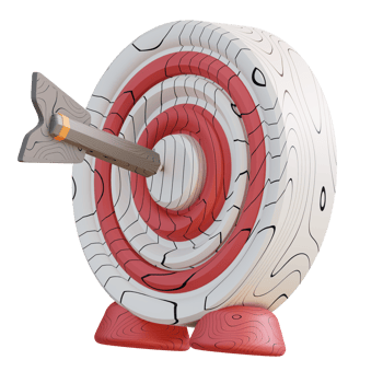 3D Illustration of Target png