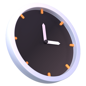 3d clock icon png