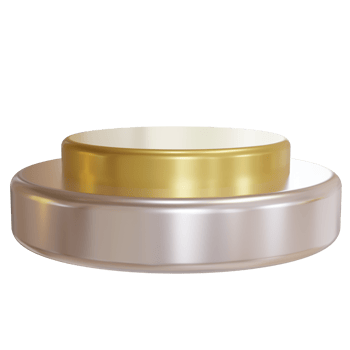 3D round product stand podium png