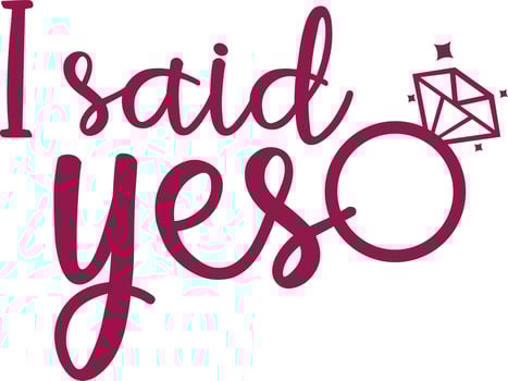 Wedding T-shirt Design vector