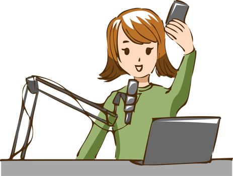 Content creator png graphic clipart design