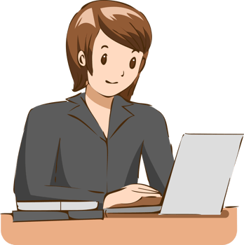 Office worker png graphic clipart design