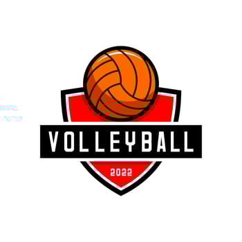 VOLLEY BALL DESIGN LOGO vector